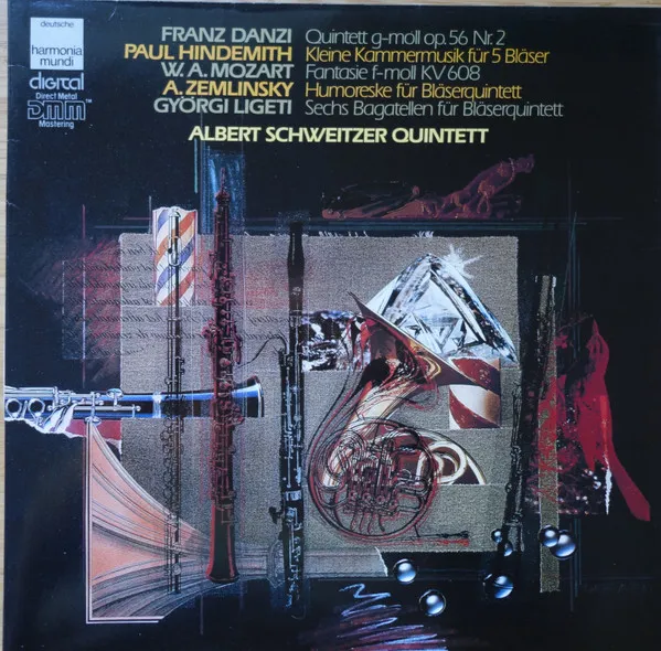 Quintet G-Moll Op. 56 Nr. 2 / Kleine Kammermusik Für 5 Bläser / Fantasie F-Moll Kv 608 / Humoreske Für Bläserquintett / Sechs Bagatellen Für Bläserquintett
