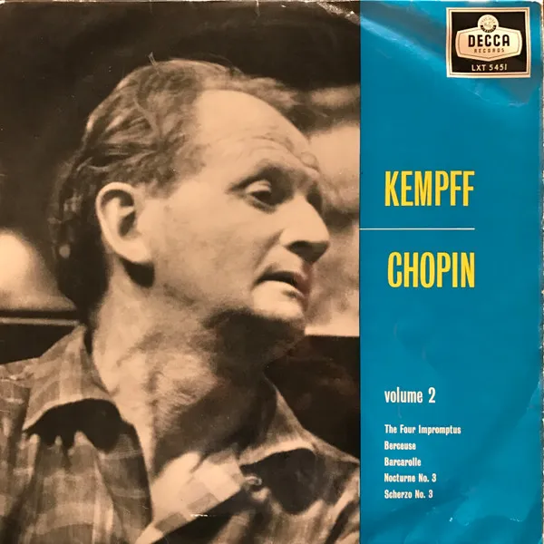 Wilhelm Kempff Plays Chopin - Vol. 2