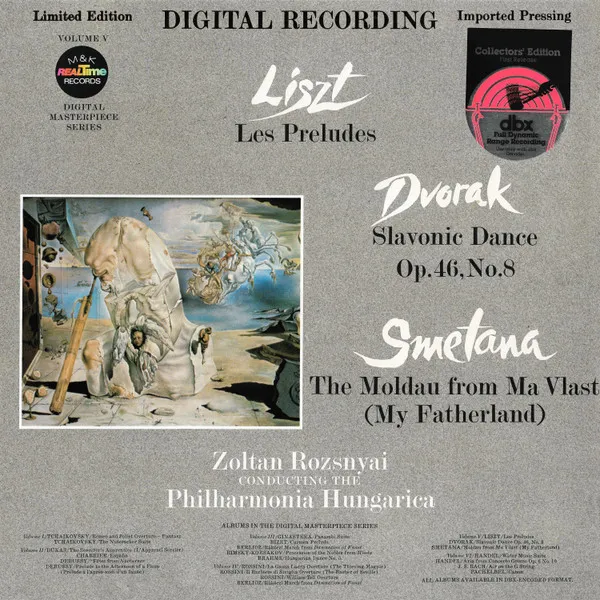 Les Preludes, Slavonic Dance Op.46, No.8, The Moldau From Ma Vlast