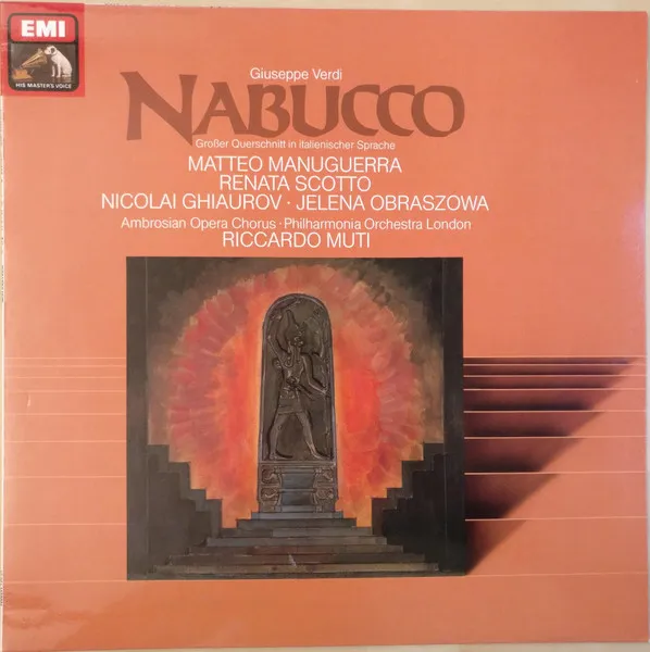 Nabucco - Großer Querschnitt In Italienischer Sprache