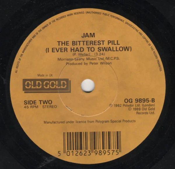 Beat Surrender / The Bitterest Pill (I Ever Had To Swallow)