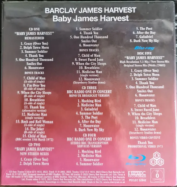 Baby James Harvest (Deluxe Box Set)