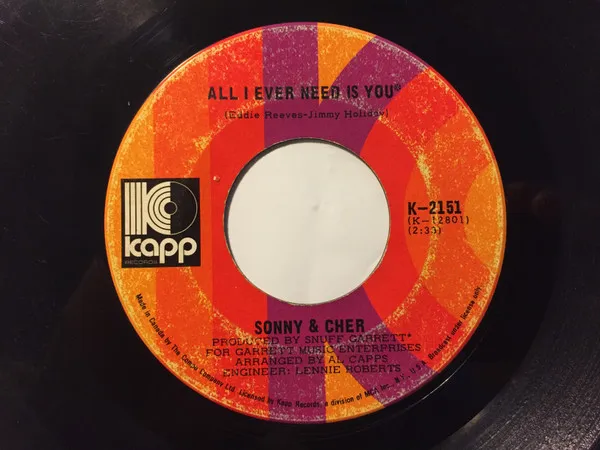 All I Ever Need Is You/I Got You Babe