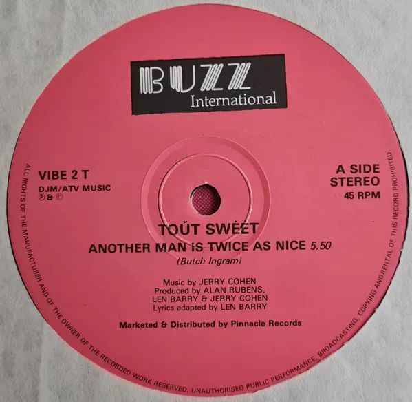 Another Man Is Twice As Nice