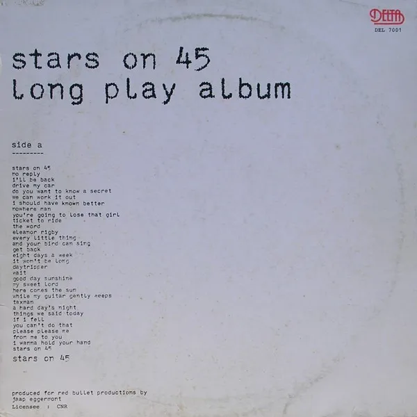 Stars On 45 Long Play Album
