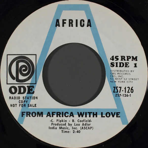 From Africa With Love
