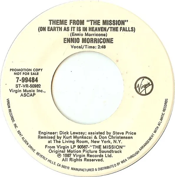 Theme From "The Mission" (On Earth As It Is In Heaven / The Falls)