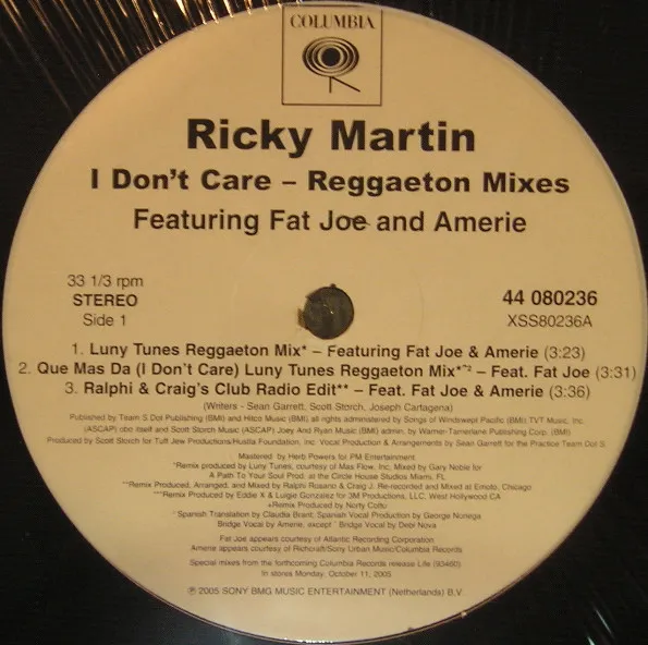 I Don't Care (Reggaeton Mixes)