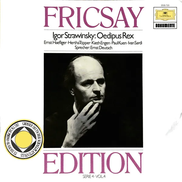 Fricsay Edition Serie 4 • Vol.4 - Oedipus Rex