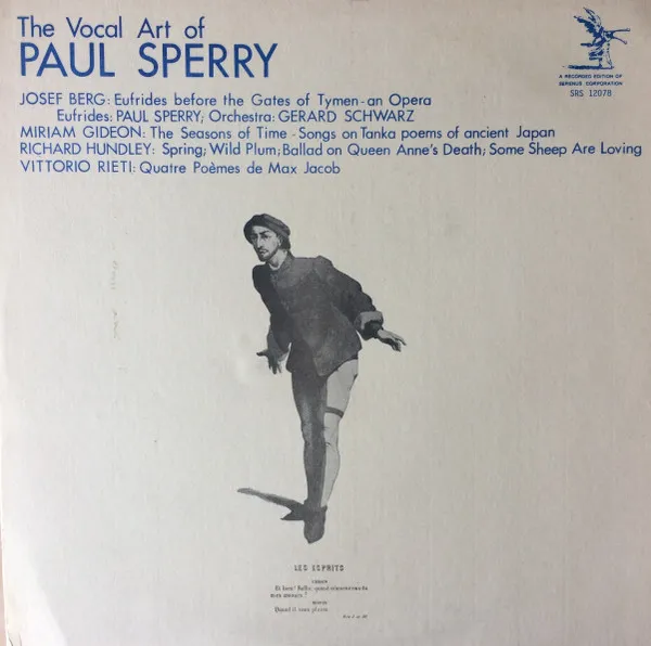 The Vocal Art Of Paul Sperry