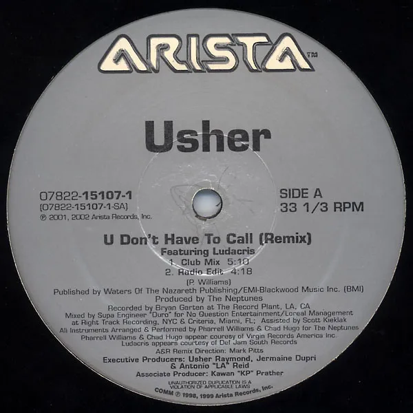 U Don't Have To Call (Remix)