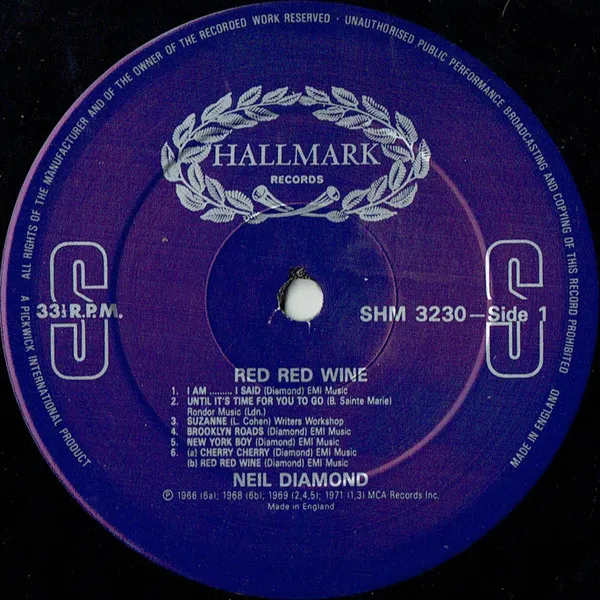 Red, Red Wine