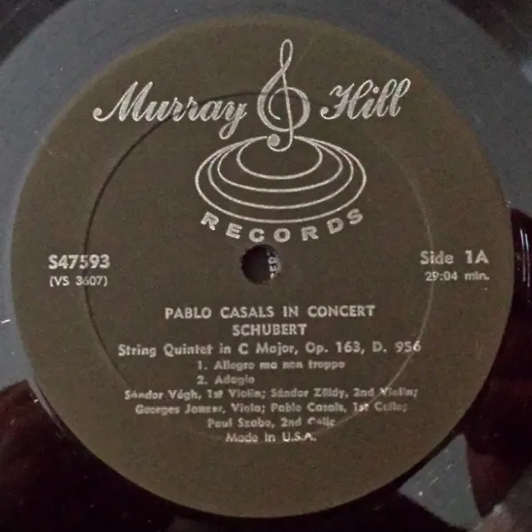 Pablo Casals In Concert