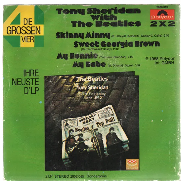 Die Grossen Vier Von Tony Sheridan With The Beatles