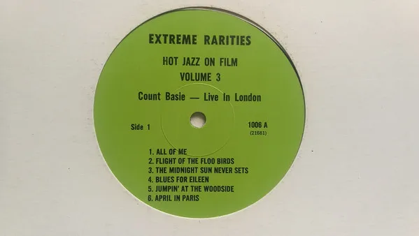 Hot Jazz On Film - Volume 3 - Count Basie Live In London 1966