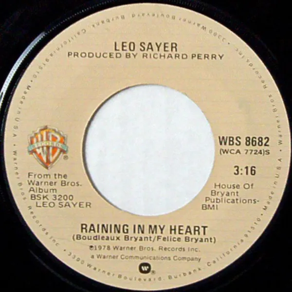 Raining In My Heart / No Looking Back