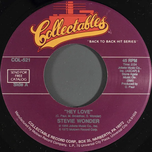 Hey Love / I'm Wondering