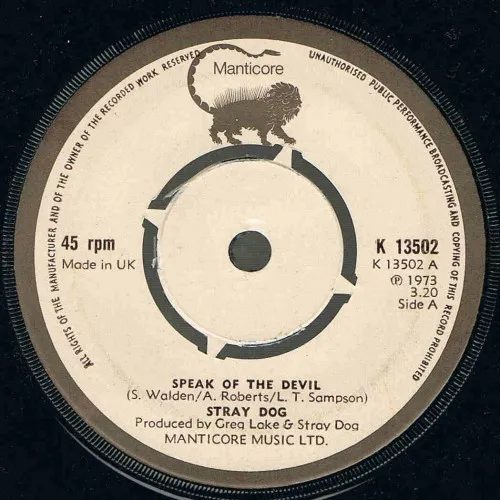 Speak Of The Devil / A Letter