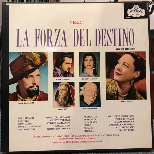 La Forza Del Destino Complete Recording