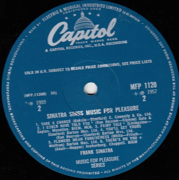 Sinatra Sings Music For Pleasure
