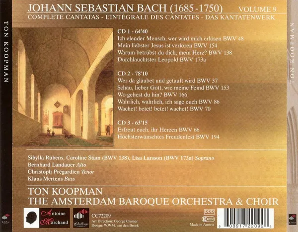 The Amsterdam Baroque Orchestra And Choir