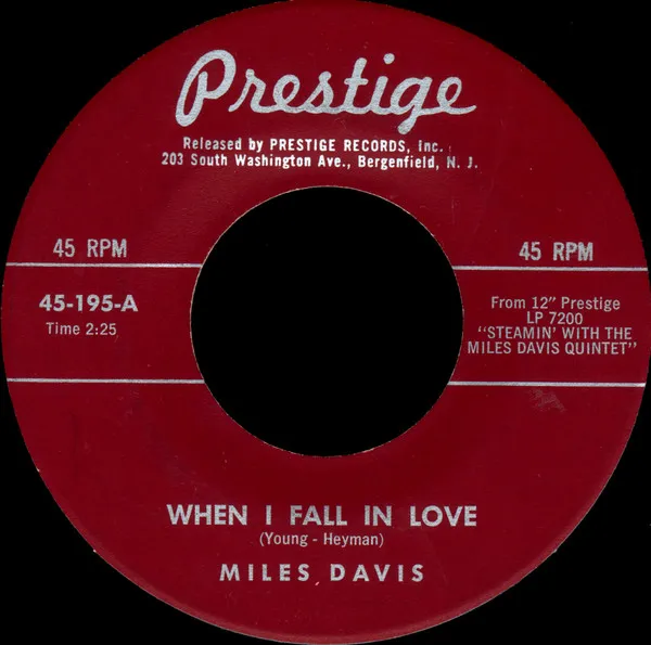 When I Fall In Love / I Could Write A Book