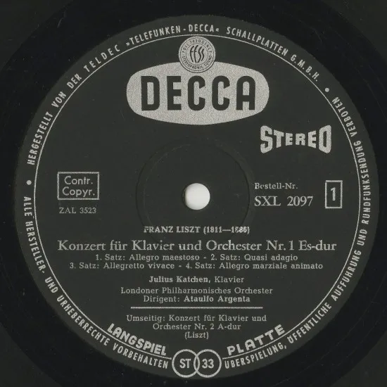 Konzert Für Klavier Und Orchester Nr.1 Es-Dur Und Nr.2 As-Dur