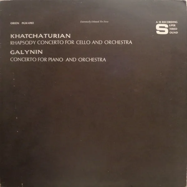 Rhapsody Concerto For Cello And Orchestra / Concerto For Piano And Orchestra