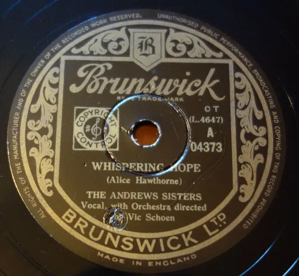 Whispering Hope / I Can Dream, Can't I