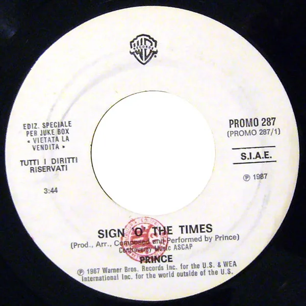 Sign "O" The Times / Loving You Is Sweeter Than Ever