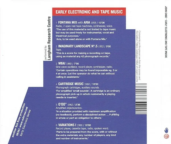 Early Electronic And Tape Music