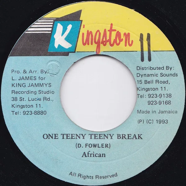 One Teeny Teeny Break