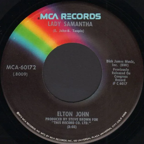 Lady Samantha / It's Me That You Need