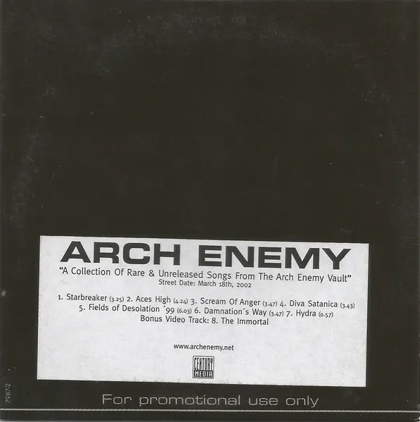 A Collection Of Rare & Unreleased Songs From The Arch Enemy Vault