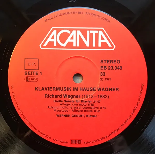 Klaviermusik Im Hause Wagner: Richard Wagner - Franz Liszt - Hans von Bülow