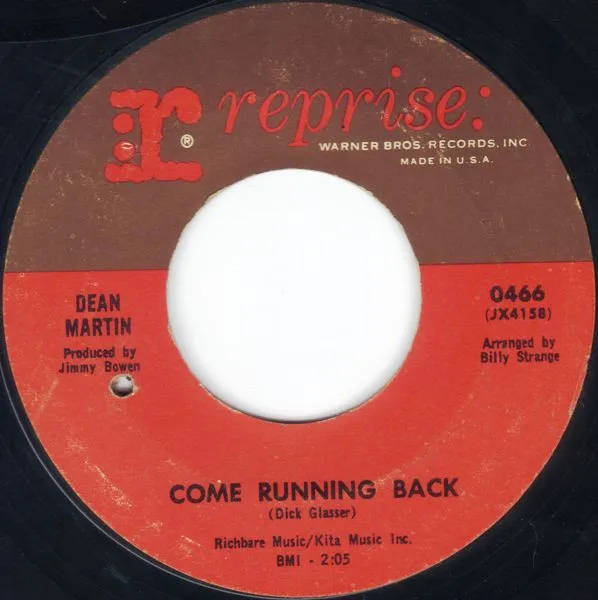 Come Running Back / Bouquet Of Roses