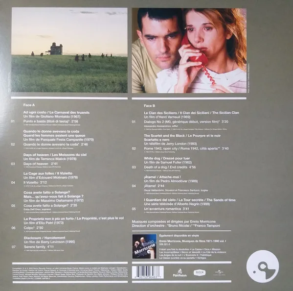 Musiques De Films = Colonne Sonore = Original Soundtracks 1967-1999