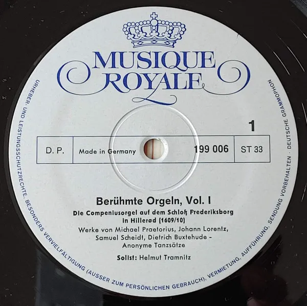 Berühmte Orgeln Vol. 1