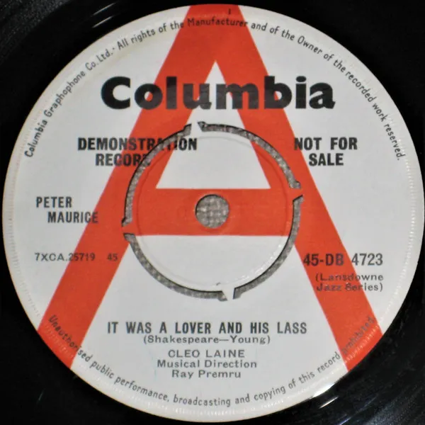 It Was A Lover And His Lass