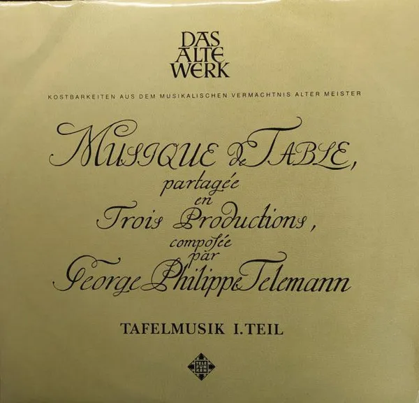 Musique De Table Partagée En Trois Productions