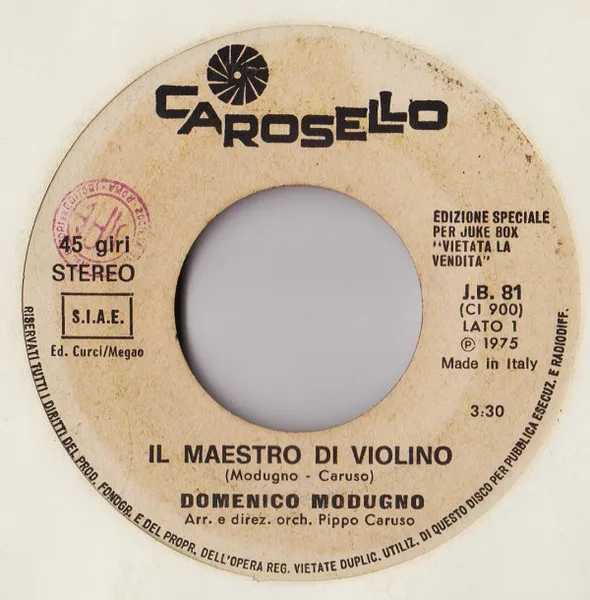 Il Maestro Di Violino / El Tchou Tchou