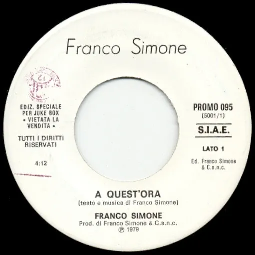A Quest'Ora / Get Up And Boogie