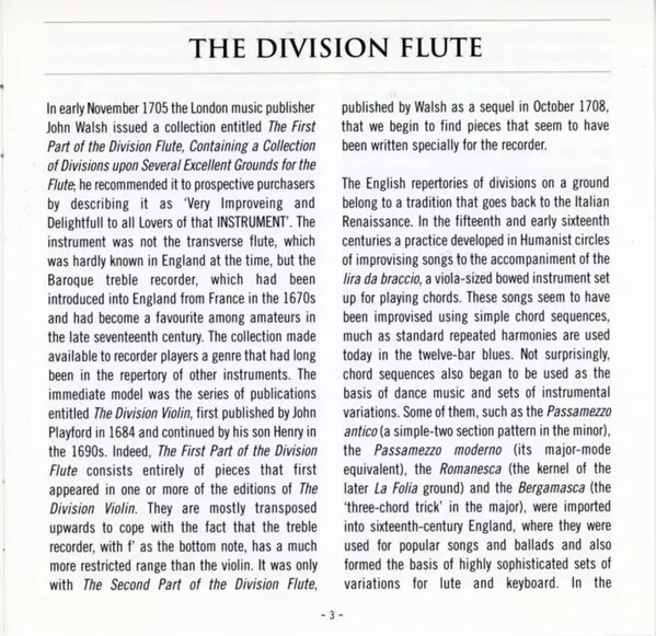 Division Flute