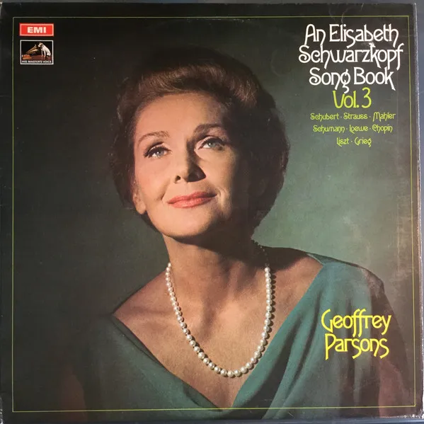 An Elisabeth Schwarzkopf Song Book, Vol. 3