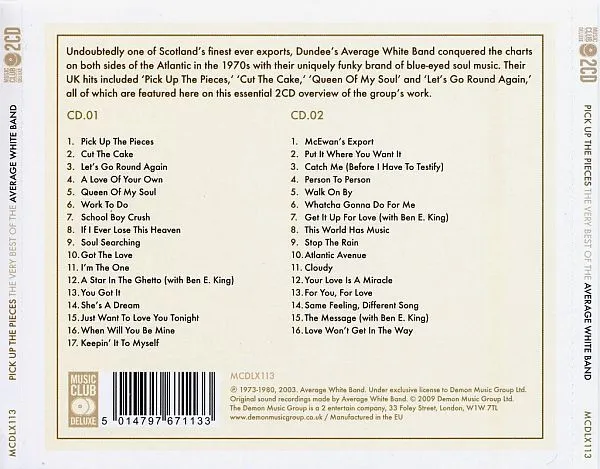Pick Up The Pieces (The Very Best Of The Average White Band)
