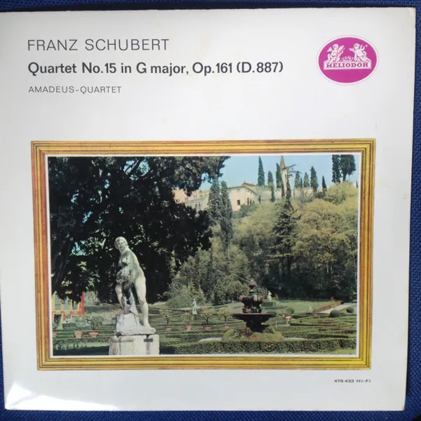 Quartet No.15 In G Major, Op.161 (D.887)