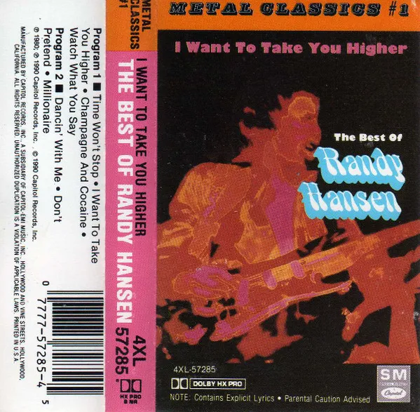 I Want To Take You Higher - The Best Of Randy Hansen