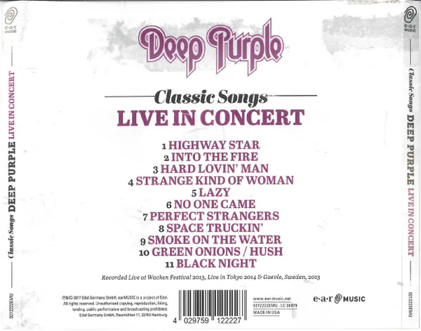 Classic Songs Live in Concert