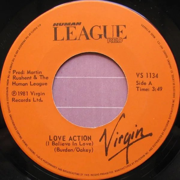 Love Action (I Believe In Love) / Hard Times