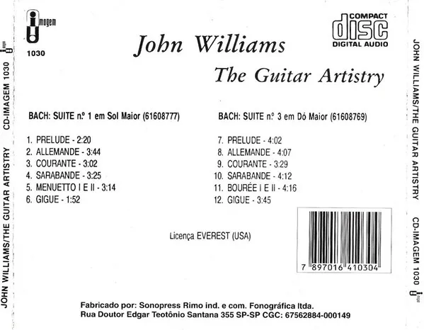 The Guitar Artistry Of John Williams